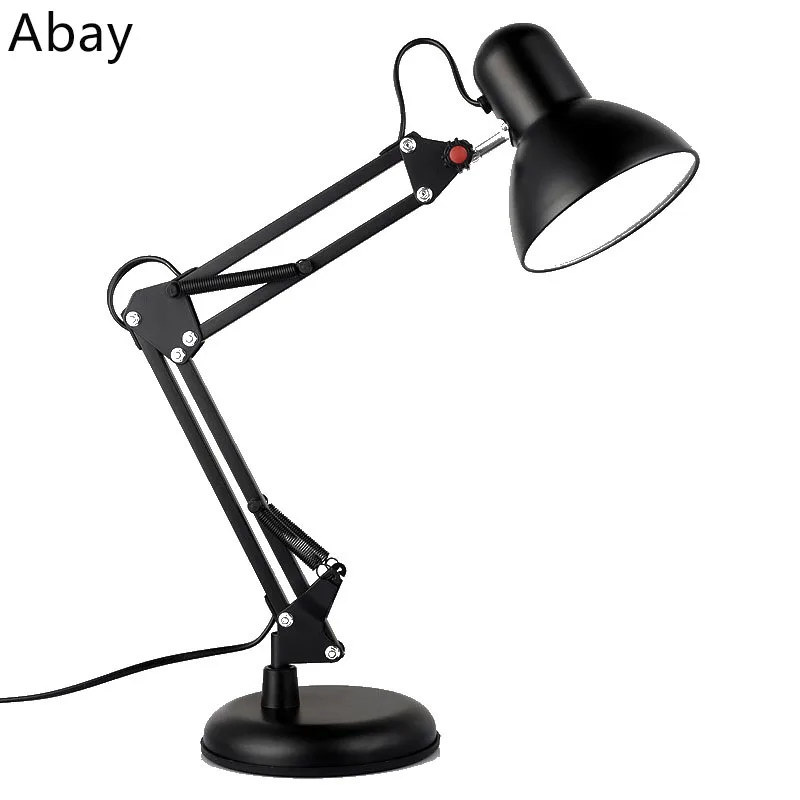 

Clip type LED folding table lamp Eye protection learning American rocker arm work sparrow light bedroom small table lamp