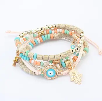 

Poem snow Resin Handwear Fashion Girl Palm Bracelet