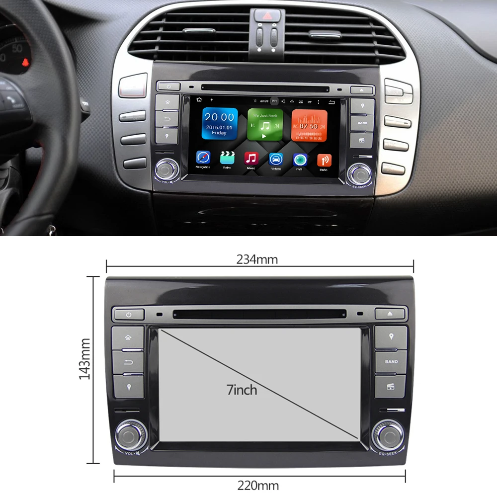Best Eunavi Android 9.0 4G RAM Car DVD Player 7