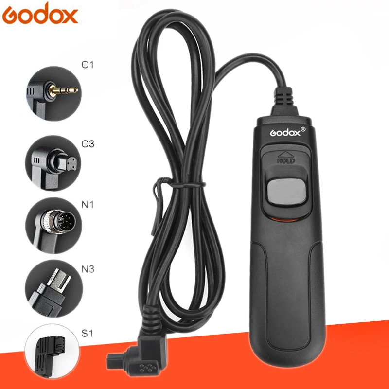 Godox RC C1/C3/N1/N3/S1 DSLR дистанционный кабель для спуска затвора камеры Canon Nikon Sony|Пульты и