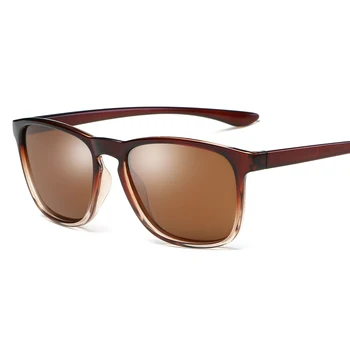 

2018 Fashion Brand Designer Square Frame Sunglasses Bycicle Driving Polarized Sunglasses HD UV400 Protection Sun Glasses for Men