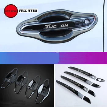 

1 Set of Car Exterior Door Handle Cover Bowl Sticker Protector Decoration for Tucson 2015-2018 Acccessories