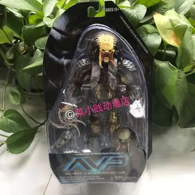 NECA AVP инопланетяне против Хищника серии шаман Lost Scout Сталкер/фильм Elder Predator змей Охотник фигурка игрушка 18 см - Цвет: Белый