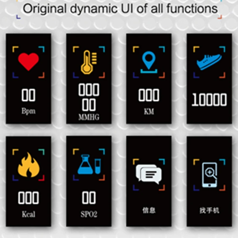 Smart Sports Watch Women Smart Watch Men Heart Rate Blood Pressure Monitor Fitness Tracker Pedometer