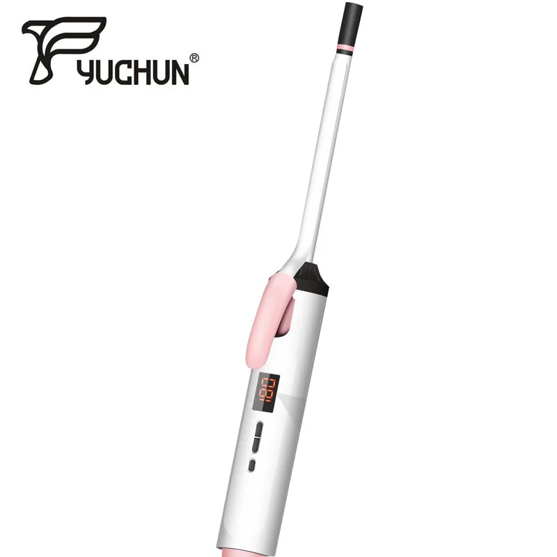 

Flat Iron Slim Mini Design Automatic Perm Splint Ceramic Hair Iron Straightener Hair Curling Waver Curlers Styling Tools