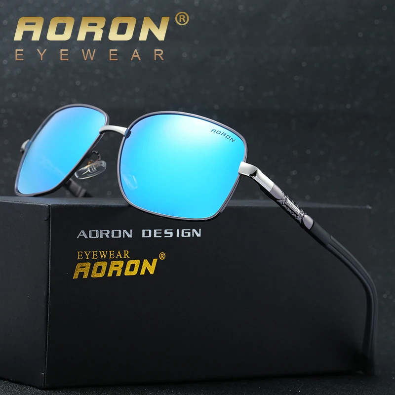 

AORON Brand Fashion Unisex Sun Glasses Polarized Coating Mirror Sunglasses Round Male Eyewear For Men/Women 8726