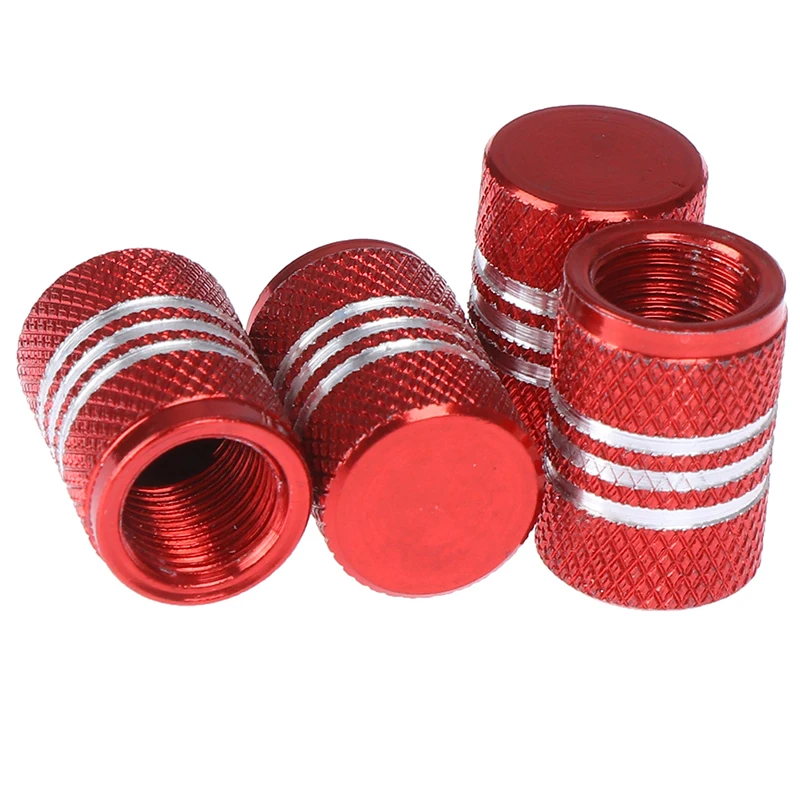 

4PC Car Truck Bike Tire Tyre Wheel Valve Stems Cap Tire Wheel Rims Stem Air Valve Caps Tyre Cover Aluminum