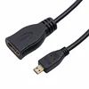 Hot Micro HDMI To HDMI Male To Female HDMI Adapter Micro HDMI Converter 1080P Converter for Tablet Pc Tv Mobile Phone Camera ► Photo 2/4