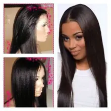 8AGrade Middle Parting Brazilian Virgin Remy Human Hair Glueless Full Lace Wigs& Front Lace Wig Free Shipping Natural Color