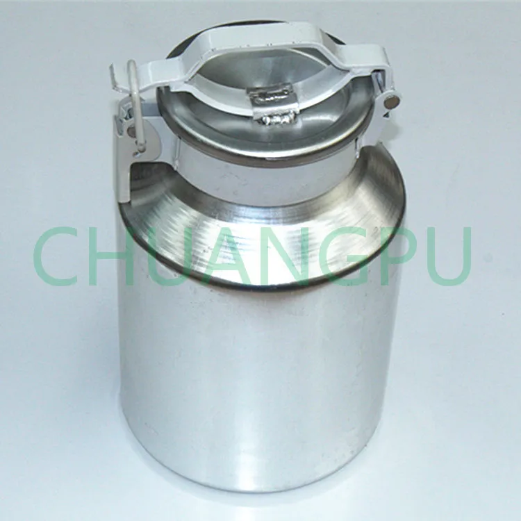 

10L Aluminum Transport Milk Tank, Milk Jars with Lids for Cow/Goat Milking