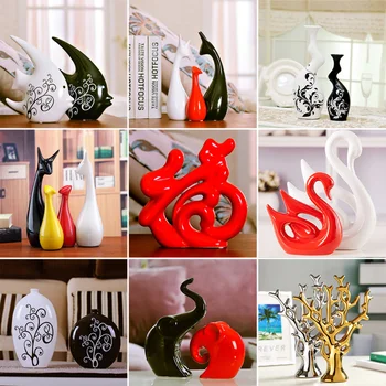 

Nordic style home living room ceramic ornaments creative desktop TV wine cabinet decorations dining table deer furnishings