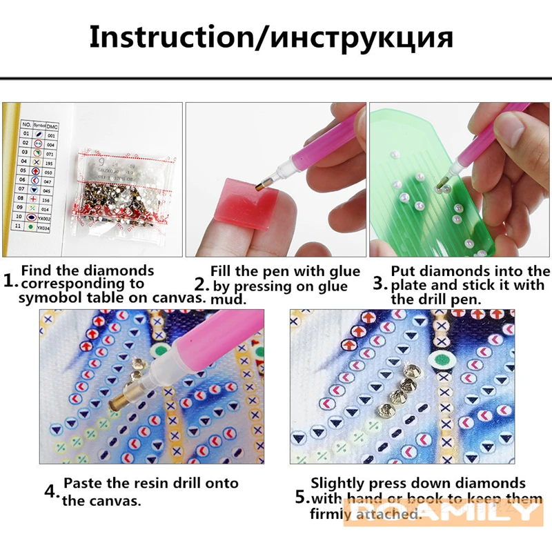 ROAMILY, алмазная вышивка иконы, 30x40 см,специальные сверла, 5D икона алмазная мозаика, алмазная-вышевка
