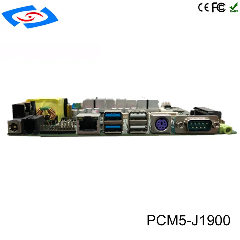 Новые 4 ядра Промышленная материнская плата с Intel Celeron J1900 Процессор