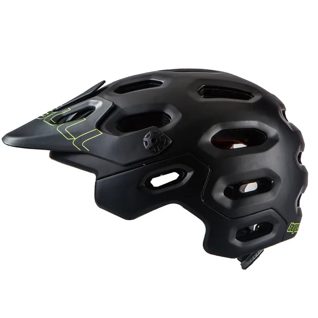 Cairbull внедорожный велосипедный шлем Casco Ciclismo PC+ EPS велосипедный супер горный шлем безопасности MTB велосипедные шлемы шлем Velo BMX - Цвет: black