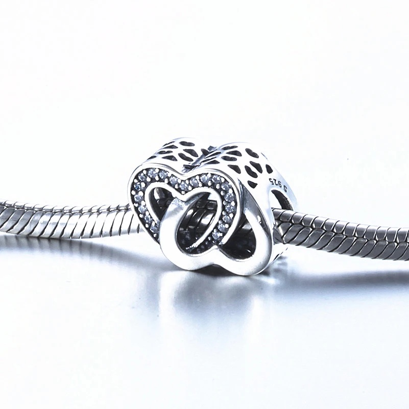 Бусина Шарм Aceworks из серебра 925 пробы с сердечком LHQ56105|silver bead charm|charm beadsbeads charms |