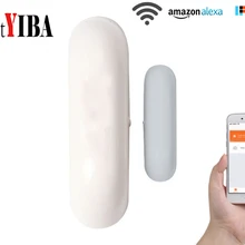 SmartYIBA приложение Remote Управление Wi-Fi Беспроводной Магнитная двери, окна Сенсор детектор дверной контакт обнаружить дверь закрыть открыть приложение предупреждения