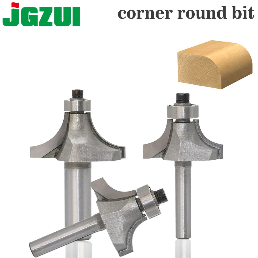  1Pc Round Over Edging Router Bit - 1/8