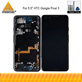 

5.5"Original Amoled Axisinternational For HTC Google Pixel 3 LCD Screen Display Frame+Touch Panel Digitizer For Google Pixel 3