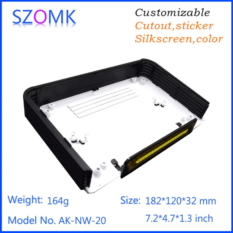 szomk network router enclosure plastic instrument enclosure project box plastic box electronics enclosure junction housing abs control box (1).jpg