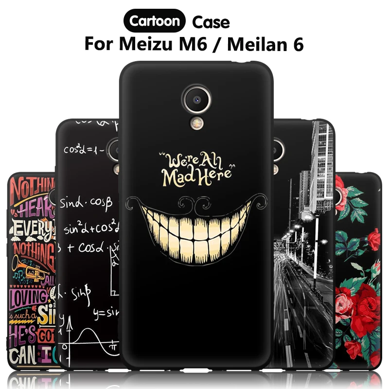 cases for meizu belt JURCHEN Phone Cases For Meizu M6 Cover Silicone TPU Soft Case For Meizu M6 Case Cartoon 3D Printed Back Bags Cute Cover Cute best meizu phone cases