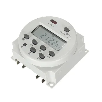 

LCD Display Digital Timer Switch DC12V 24V AC110V 220V 7 Days Programmable Time Relay Switch Measurement Instrument