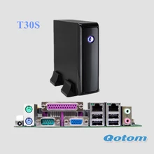 QOTOM Celeron 1037U мини-ПК с последовательным параллельно Порты и разъёмы, VGA, USB, 1 или 2 LAN, X86 мини-ПК с LPT Порты и разъёмы