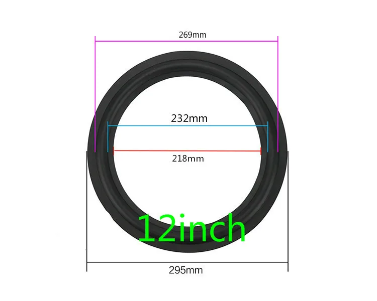 GHXAMP altavoz de goma reparación envolvente 3 pulgadas 4 pulgadas 5 pulgadas 6,5 8 pulgadas altavoz Subwoofer accesorios borde plegable General diy GHXAMP altavoz de goma reparación envolvente 3 pulgadas 4 pulgadas 5 pulgadas 6,5 8 pulgadas altavoz Subwoofer accesorios borde plegable General diy