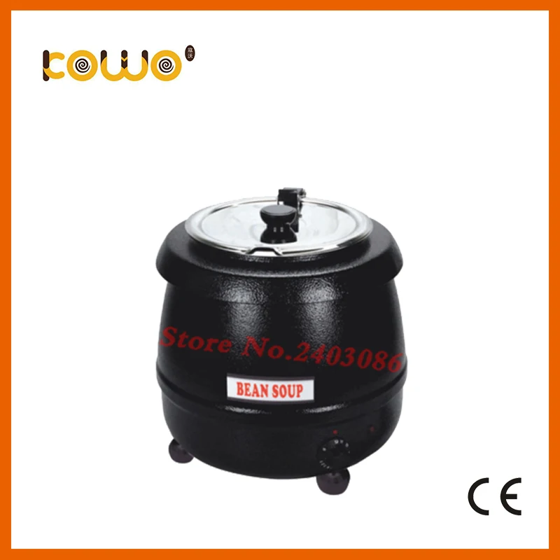 

10l round kitchen electric food warmer stainless steel buffet soup kettle catering bain marie food display warmer food processor