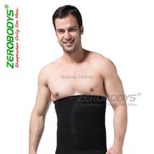 Для мужчин корсет Фирма утягивающий пояс для похудения Пояс живота жиросжигатель черная fajas hombre Корректирующее белье B346