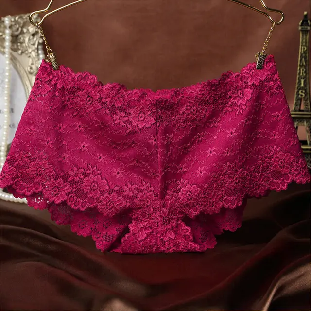 Buy Womens Sexy Soft Lace Lingerie Underwear Boyshorts