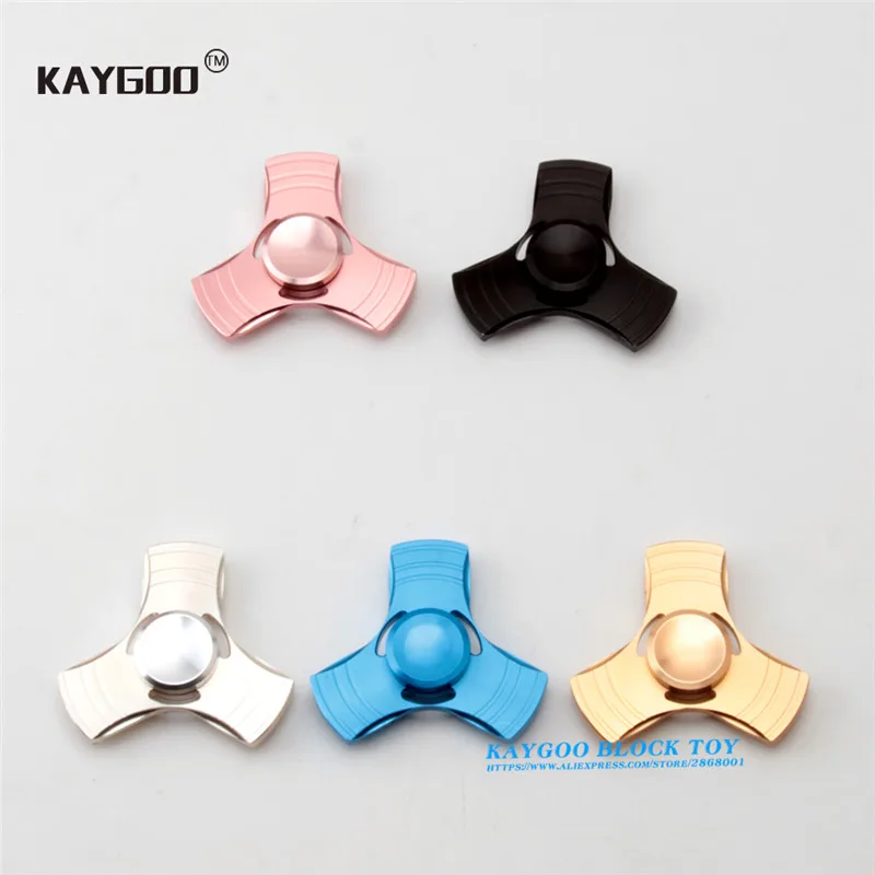 

EDC Fidget Spinner Tri-spinner Zinc Hand Spinner Aluminum Alloy Metal Fidget Toy For Autism and ADHD Anxiety Stress Adults Kid