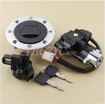 

Ignition Switch Gas Cap Helmet Lock Key For Suzuki GSF600 GSF1200 Bandit 95-05 Ignition Switch Tank Cover Lock Set