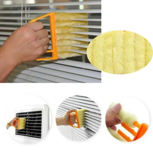 

Microfibre Venetian Blind Brush Window Air Conditioner Duster Dirt Clean Cleaner