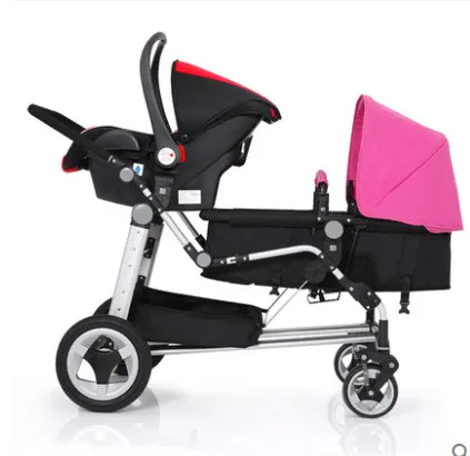 Kds twins baby font b stroller b font font b double b font front and rear
