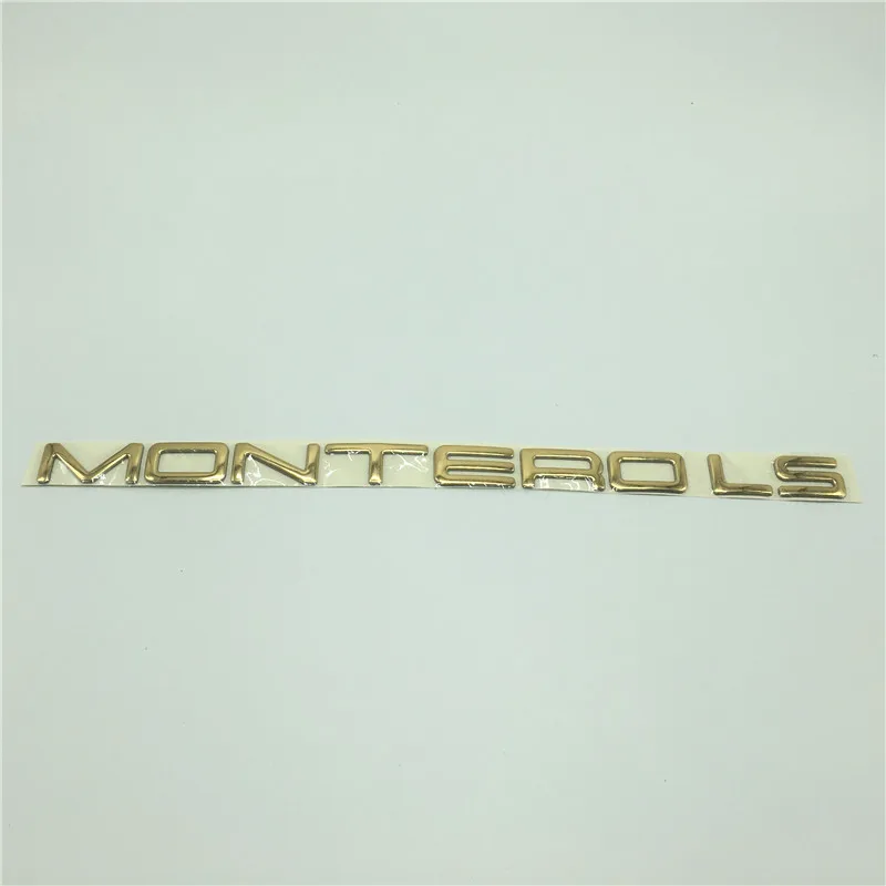 Для Mitsubishi Pajero Montero LS SR эмблема Боковая дверь крыло логотип наклейки - Color Name: for Montero LS