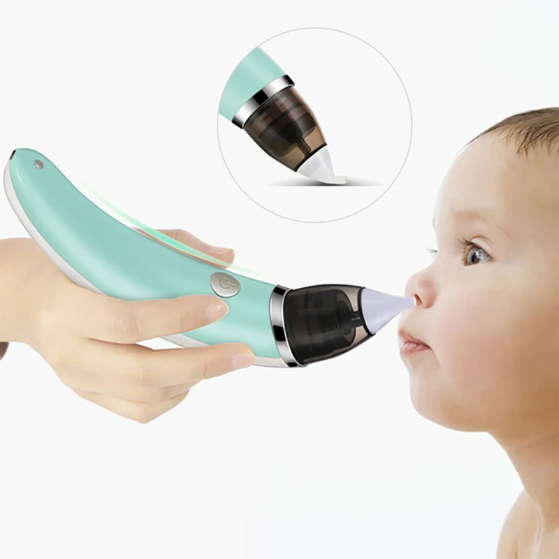 

Newborn Electric Baby Care Nasal Aspirator Snot Nose cleaner Safety Suction Nasal Absorption For Infants Children Kids ER735