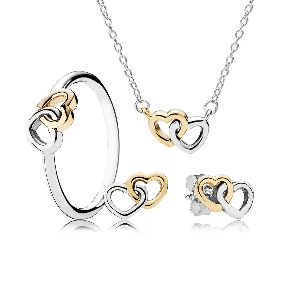 

Jewelry New S925 Sterling Silver Europe and America Retro Thai Silver Valentine's Heart Heart-shaped Seal Ring 190927 Set