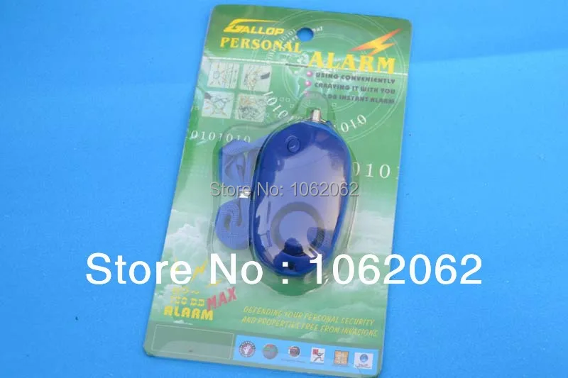 Led Light Bag Purse Blue Mini Personal Alarm