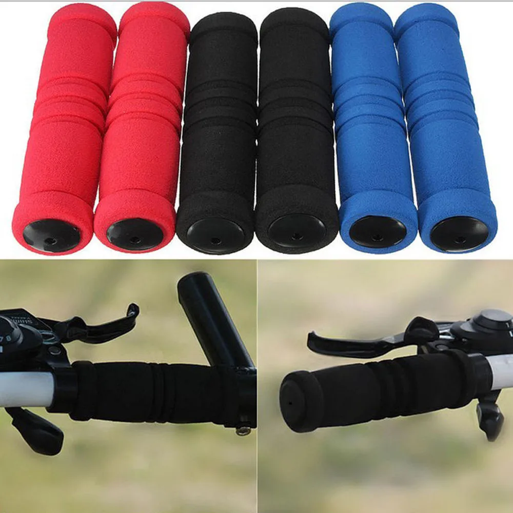 2 Pc//pair Foam Sponge Grip Cover Non-slip Bike Handlebar for Bicycle Accessories