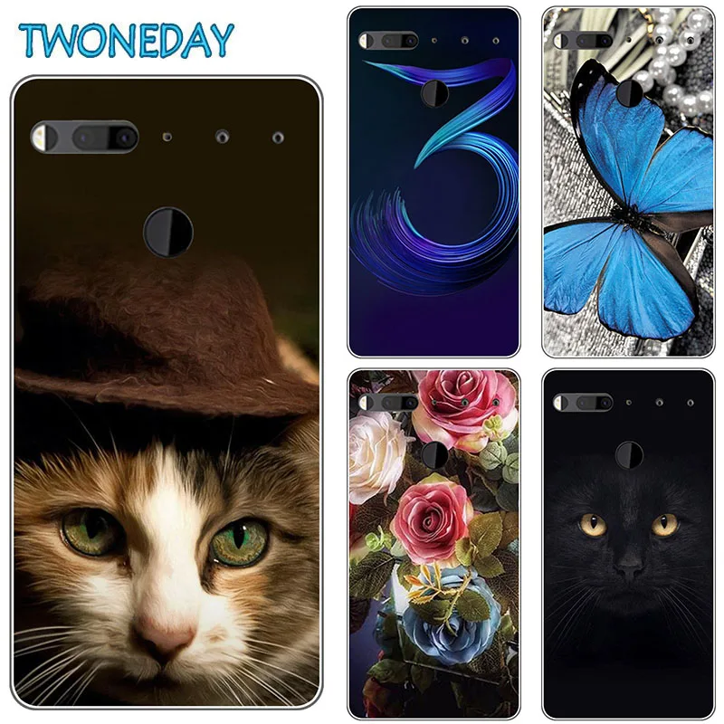 

Case For ESSENTIAL PHONE PH-1 5.7" Colorful Phone Back Cover Cute Turbo Case Frozen Coque For PHONE PH-1