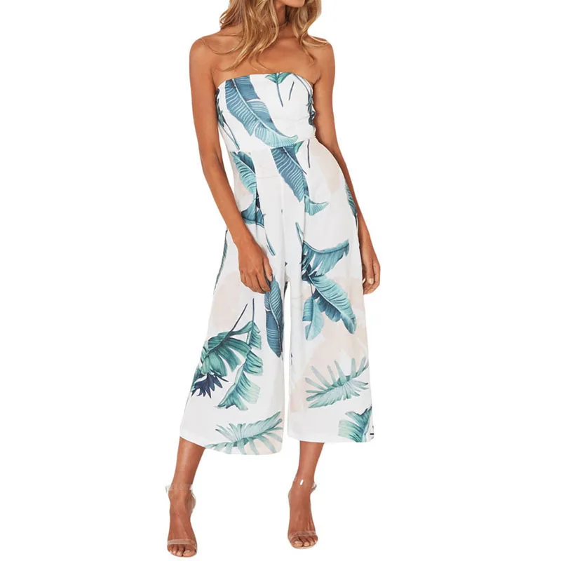 White-Leaf-Print-Strapless-Capris-Jumpsuit-LC64277-1-1