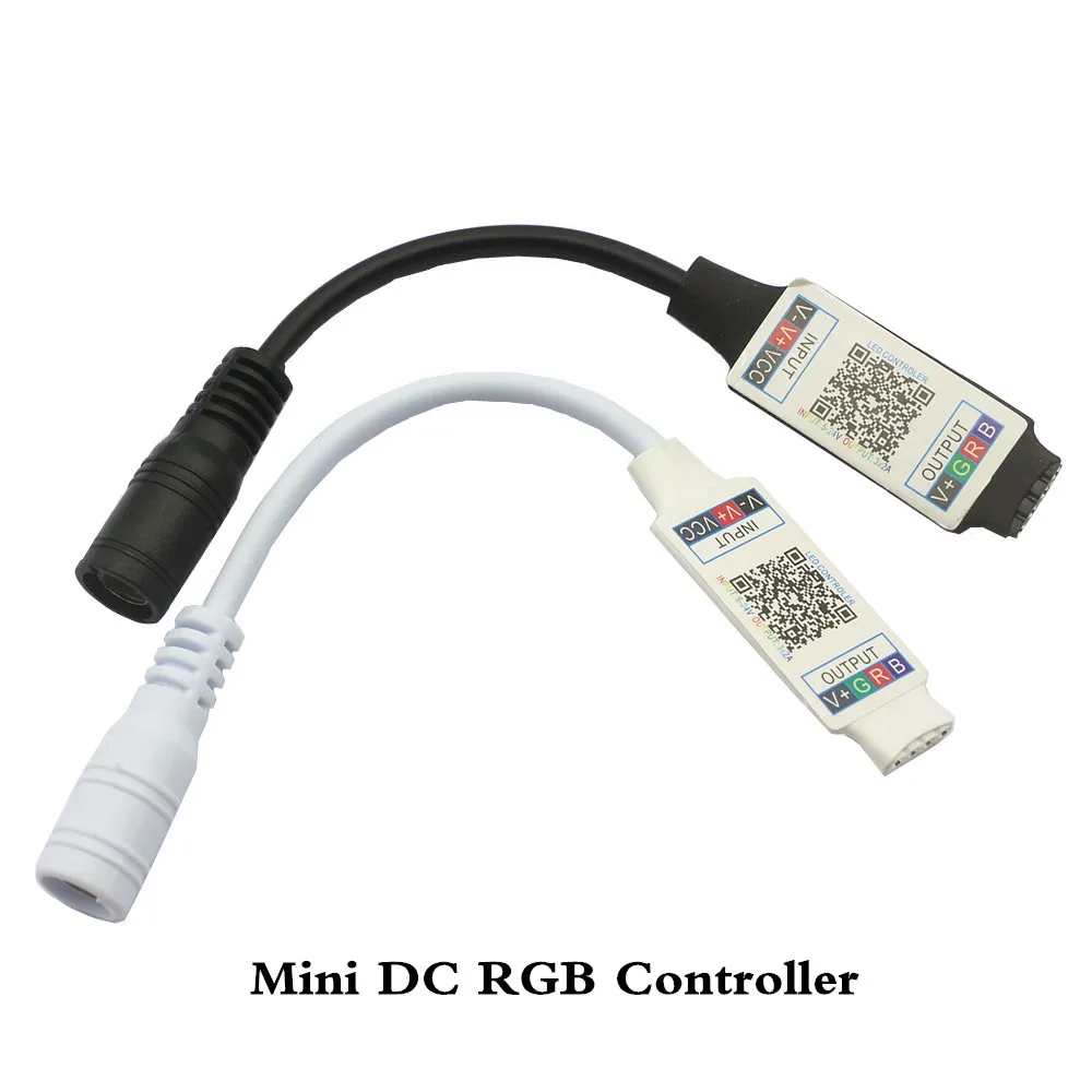 DC 5 V 24 Bluetooth LED контроллер света мини беспроводной диммер 3 канала Смарт RGB Led для