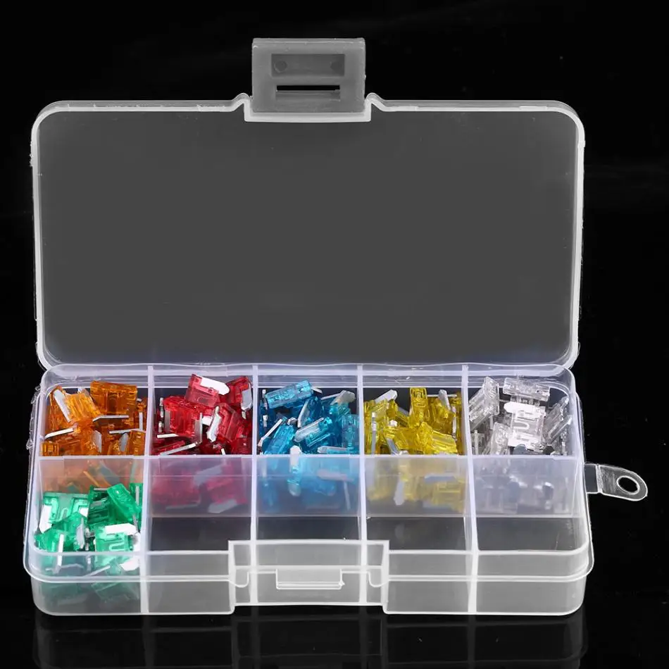 

120Pcs/5A 10A 15A 20A 25A 30A Assortment Micro Mini Blade Fuse Set Kit For Car Auto Truck SUV Auto Accessories Plastic Hot