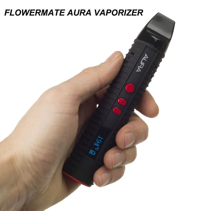 2 шт. испаритель сухих трав flowermate Aura электронная сигарета Высокое качество 2600 мАч керамические катушки воск сухой травы Eliquid 3 в 1