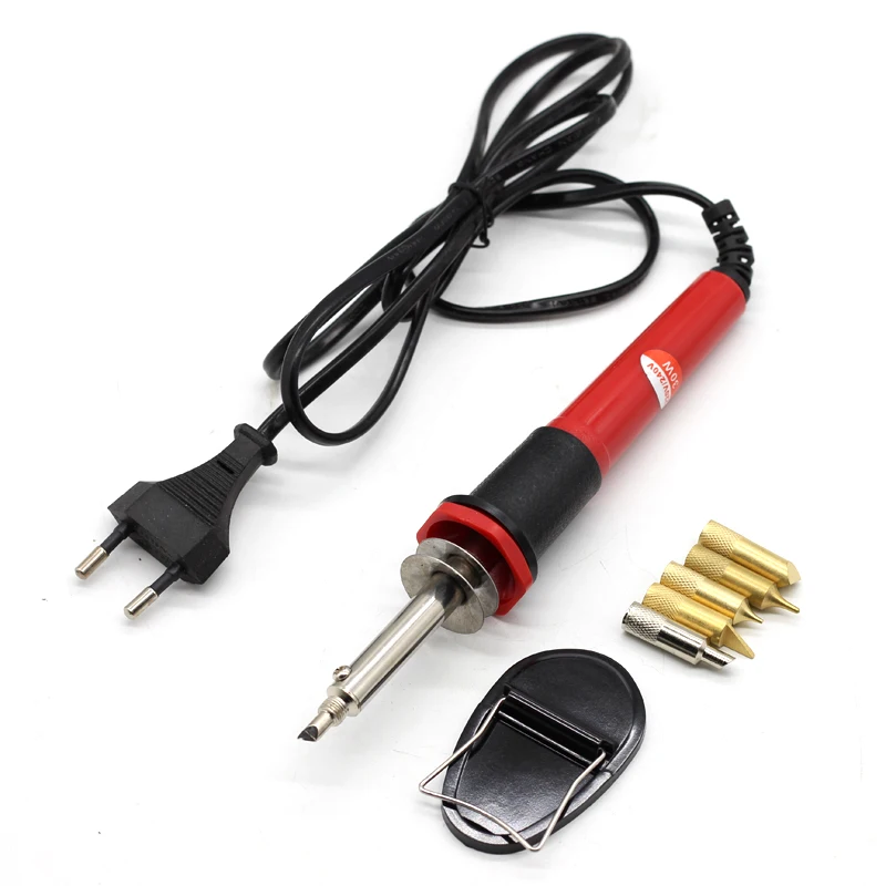 Soldering Iron Wood 01