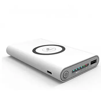 

POWER BANK 8000 WITH QI WIRELESS CHARGING for Smartphone SAMSUNG MOBILE PHONES TABLET
