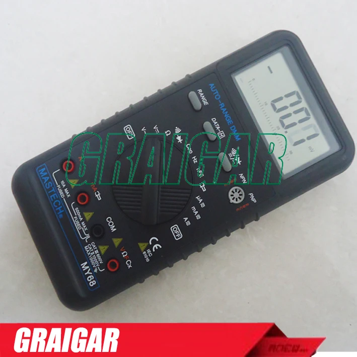 

MASTECH MY68 33/4 AUTORANGE DIGITAL MULTIMETER