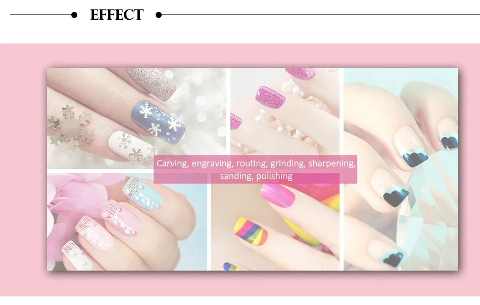 Brocas elétricas p/ manicure e acessórios