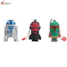 USB 2,0 Флешка мультфильм силикон 32 Гб 128 ГБ Usb флэш-накопитель 4 ГБ 8 ГБ 16 ГБ 64 ГБ для подарка Дарт флэш-накопитель