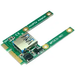 Мини карта pci-e разъем расширения к USB 2,0 Интерфейс Адаптерная плата MPCIE конвертер USB карты расширения mpci-e